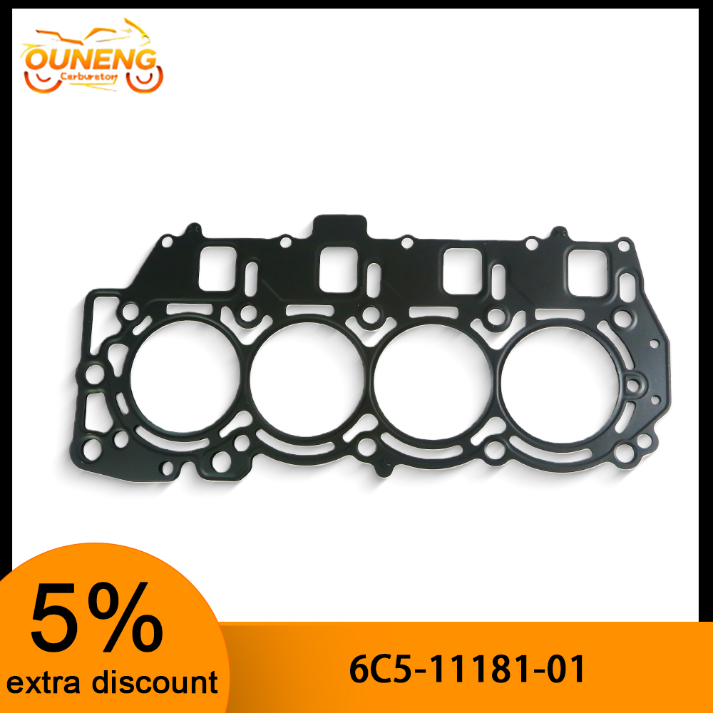 Engine Cylinder Head - حشية رأس الأسطوانة 6C5-11181-01 لمحركات ياماها